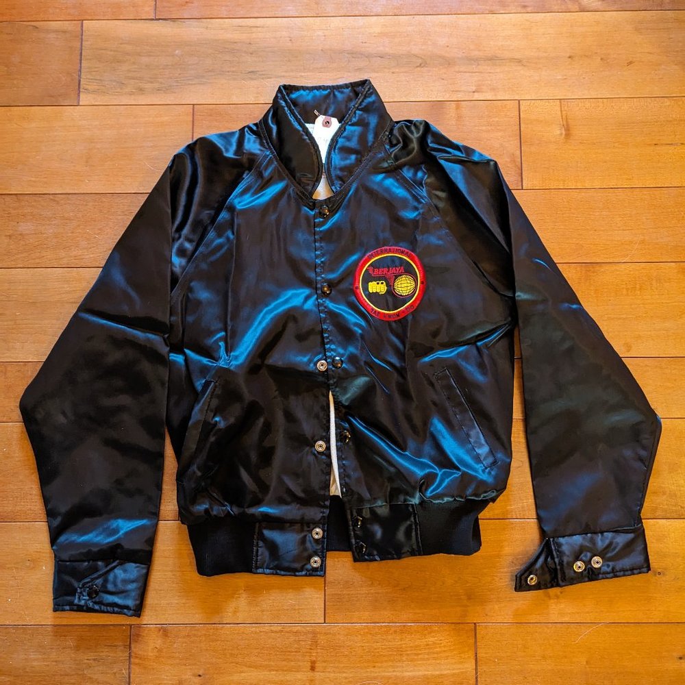 Lined bomber jacket with Tae Kwon-Do patch